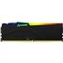 Memória DDR5 Kingston Fury Beast, RGB, 16GB (2x 8GB), 5600MHz, Preto
