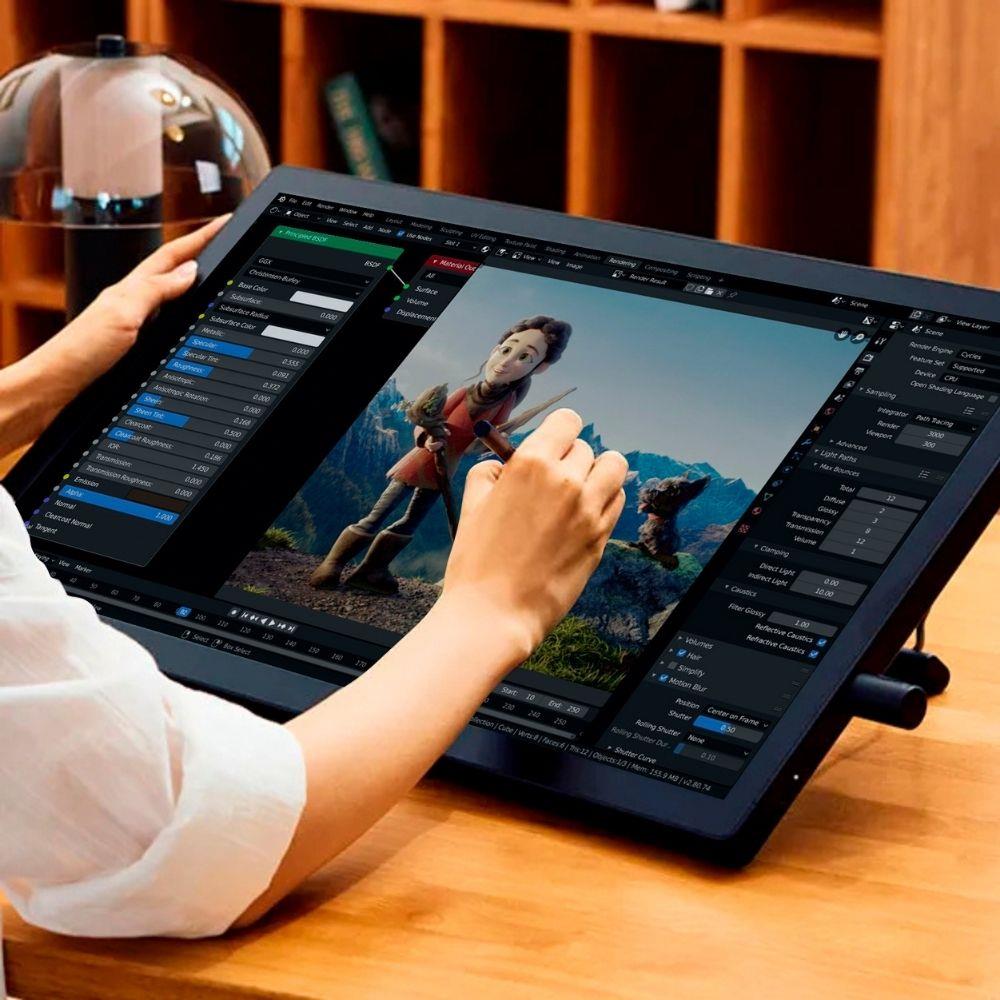Mesa Digitalizadora com Tela Wacom Cintiq 16, Pro Pen 3, Preto, DTK168K0A1