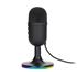 Microfone Gamer New Hero Vox, RGB, USB, Preto