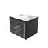 Mini Rack Fibracem Evolution Desmontável, 08U, P470, Preto