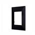 Placa 3 Postos Legrand 4x2, Pial Plus+, Ref. 618503PT, Preta