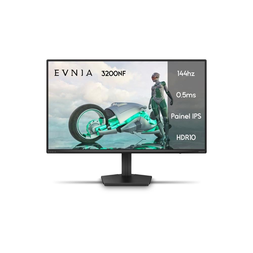 Monitor Gamer Philips Evnia 27M2N3200NF/57, LED 27", IPS, 144 Hz, 0,5 ms, HDMI e DisplayPort