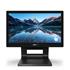 Monitor Philips 162B9T, 15.6”, Touchscreen, HD 1366x768, 75Hz, Alto-falantes, Preto