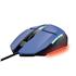 Mouse Com Fio Gamer Trust GXT 109P Felox, ABS, UBS 2.0, 6 Botões, DPI 6.400, Azul