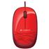 Mouse Logitech M105, 1000 DPI, 3 Botões, USB, Vermelho