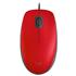 Mouse Logitech M110 Silent, 1000 DPI, 3 Botões, USB, Vermelho