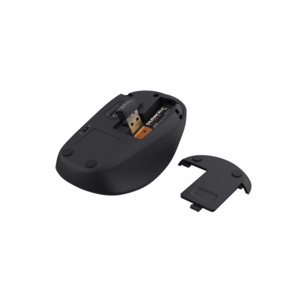 Mouse Trust Yvi+ Silent Wireless, Compacto, Silencioso, Sem Fio, Até 12 Meses de Bateria, 800/1600 DPI, Azul