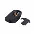 Mouse Trust Yvi+ Silent Wireless, Compacto, Silencioso, Sem Fio, Até 12 Meses de Bateria, 800/1600 DPI Vermelho e Preto