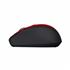 Mouse Trust Yvi+ Silent Wireless, Compacto, Silencioso, Sem Fio, Até 12 Meses de Bateria, 800/1600 DPI Vermelho e Preto