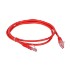 Cabo de Rede Prysmian Patch Cord CAT6, U/UTP, LSZH, 24 AWG, RJ45, 1,5 Metros, Vermelho, 10718537