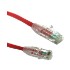 Cabo de Rede Prysmian Patch Cord CAT6, U/UTP, LSZH, 24 AWG, RJ45, 2,5 Metros, Vermelho, 10718539