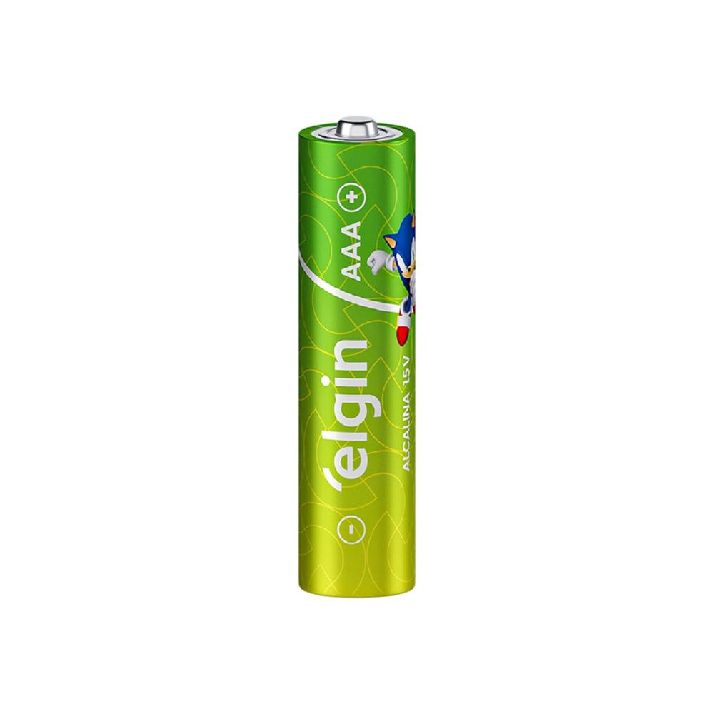 Pilha Alcalina Elgin AAA, 1.5V, 2 Unidades