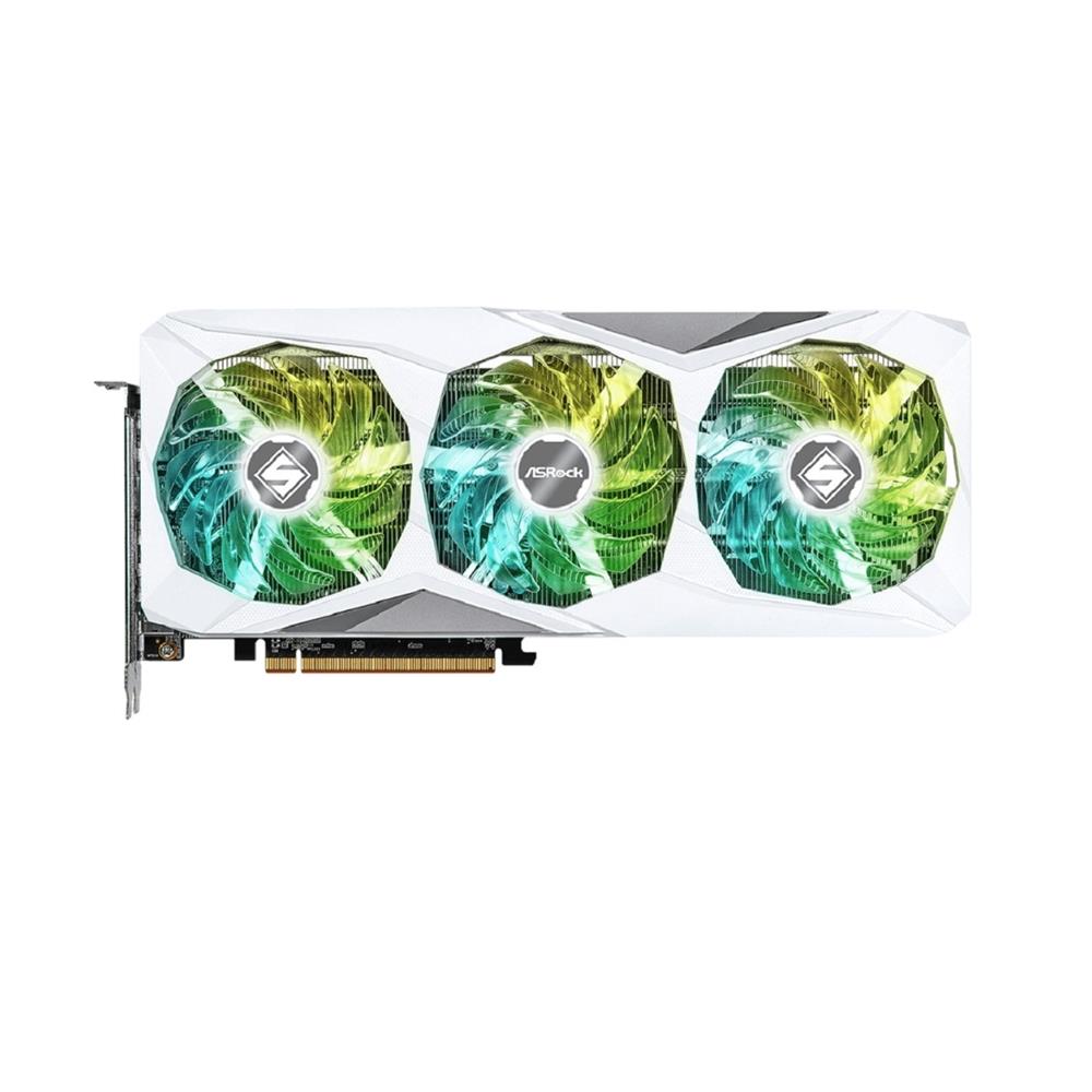 Placa de Vídeo ASRock Radeon RX 7600 Steel Legend OC, 8GB, GDDR6, 128-Bit, FSR, Ray Tracing, Branco