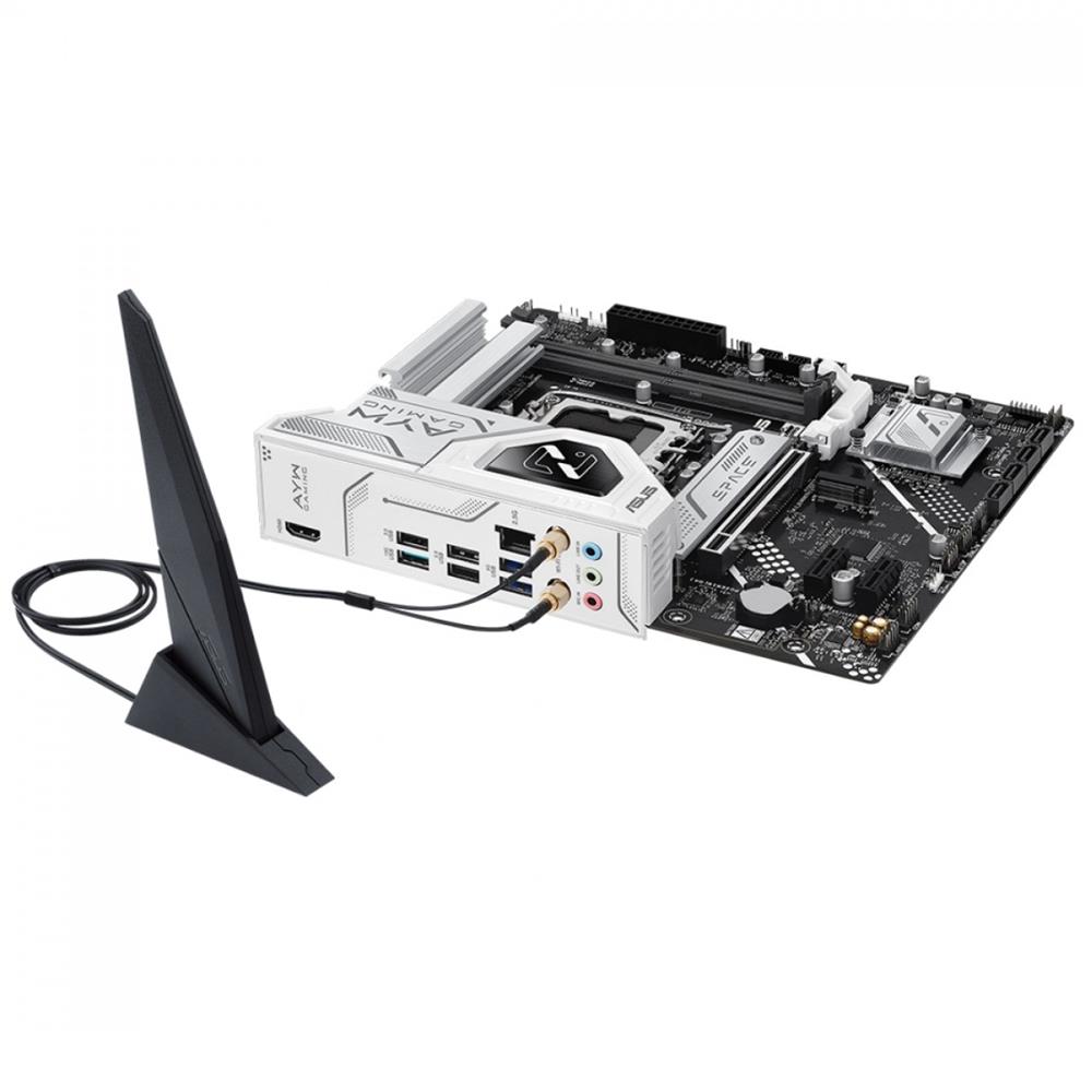 Placa Mãe Asus B860M AYW Gaming WiFi, Chipset B860, Intel LGA 1851, mATX, DDR5