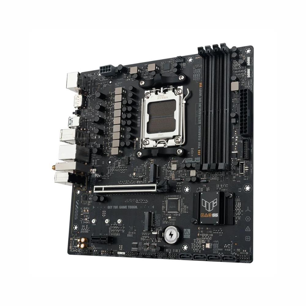 Placa Mãe ASUS TUF GAMING A620AM-PLUS WIFI, AMD AM5 , m-ATX, DDR5, Wi-fi6, Preto