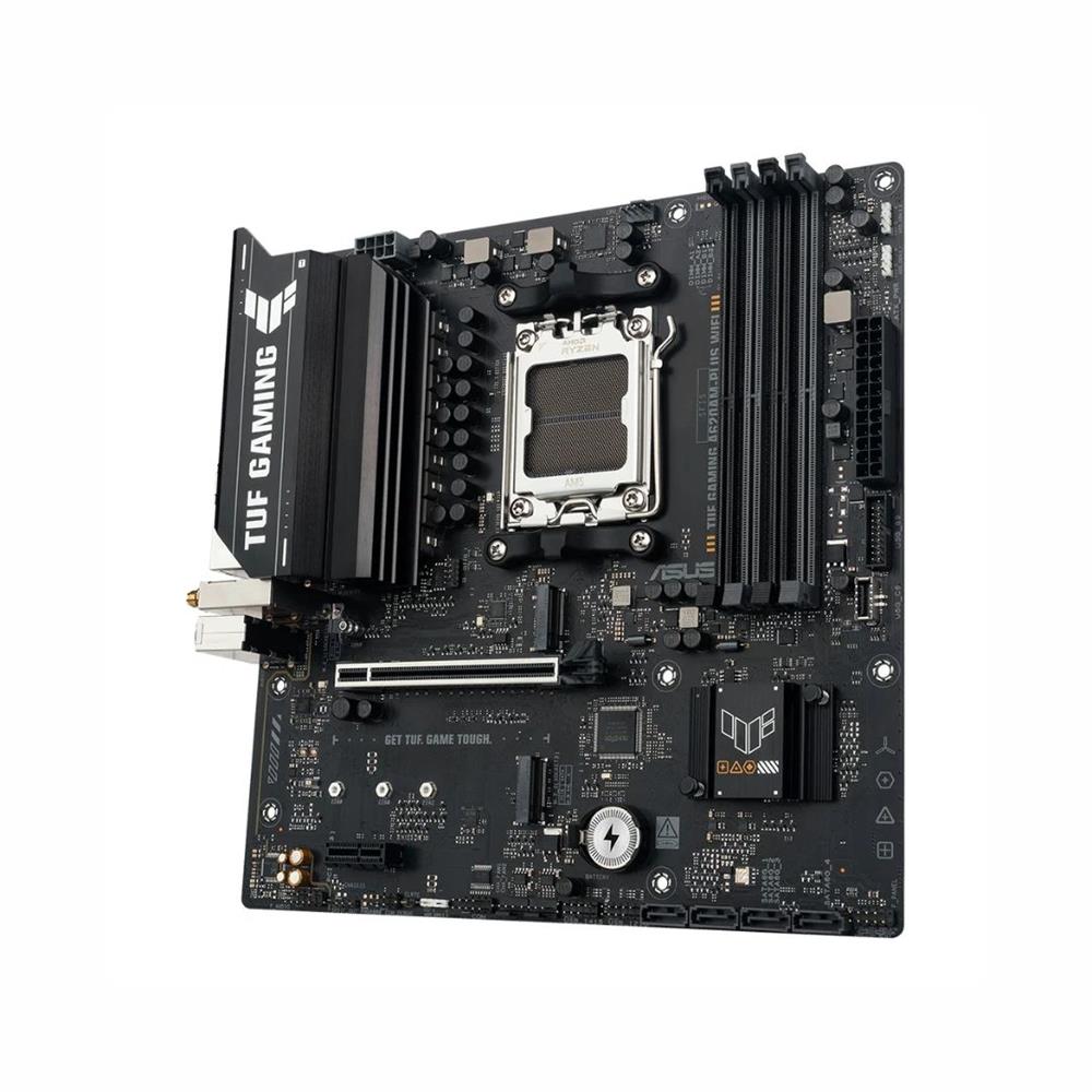 Placa Mãe ASUS TUF GAMING A620AM-PLUS WIFI, AMD AM5 , m-ATX, DDR5, Wi-fi6, Preto