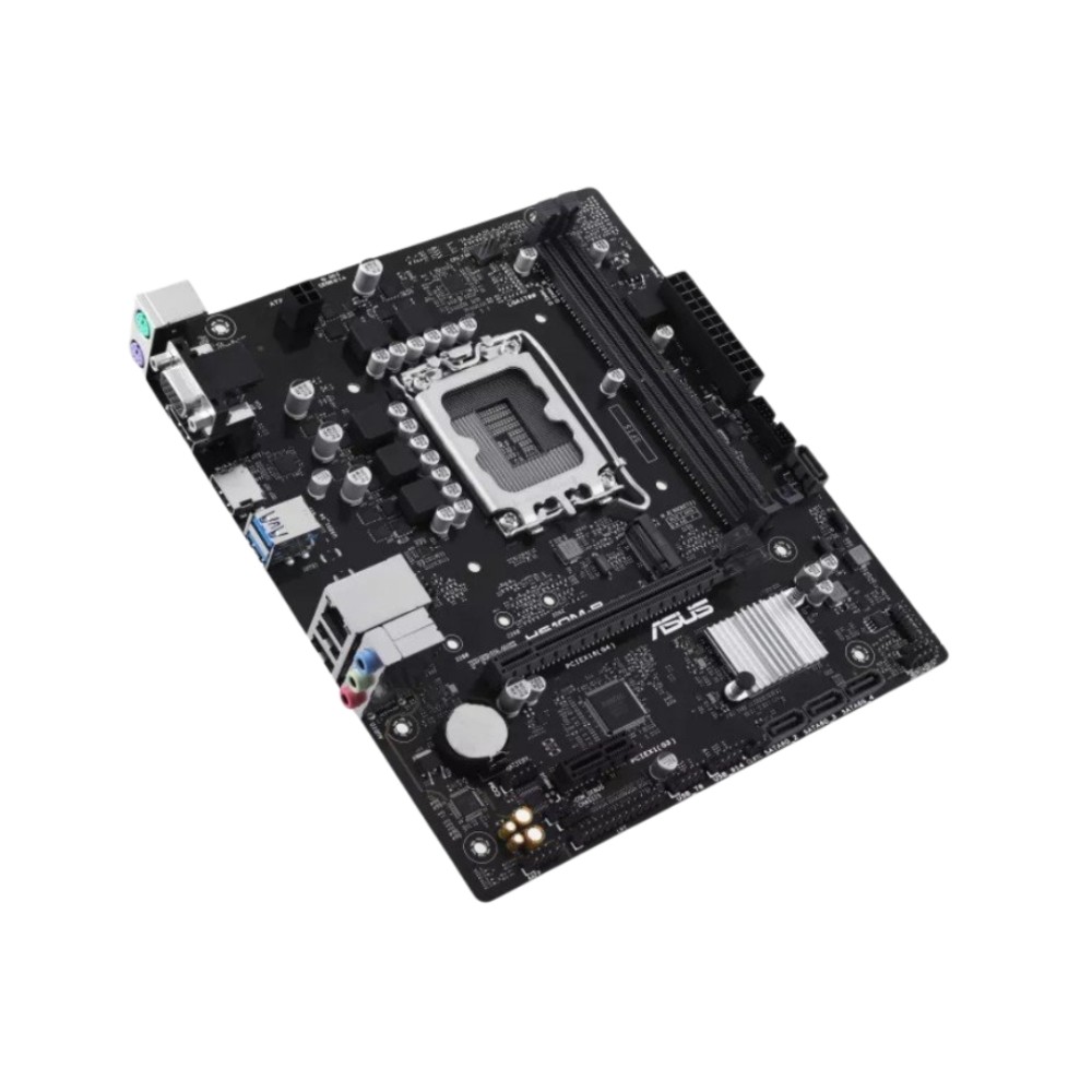 Placa-mãe ASUS Prime H610M-R, Socket LGA1700, Chipset Intel H610, mATX, DDR5, Preto
