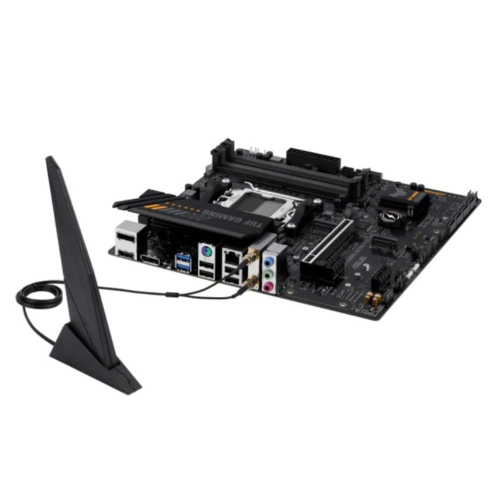 Placa Mãe ASUS TUF GAMING A620AM-PLUS WIFI, AMD AM5 , m-ATX, DDR5, Wi-fi6, Preto