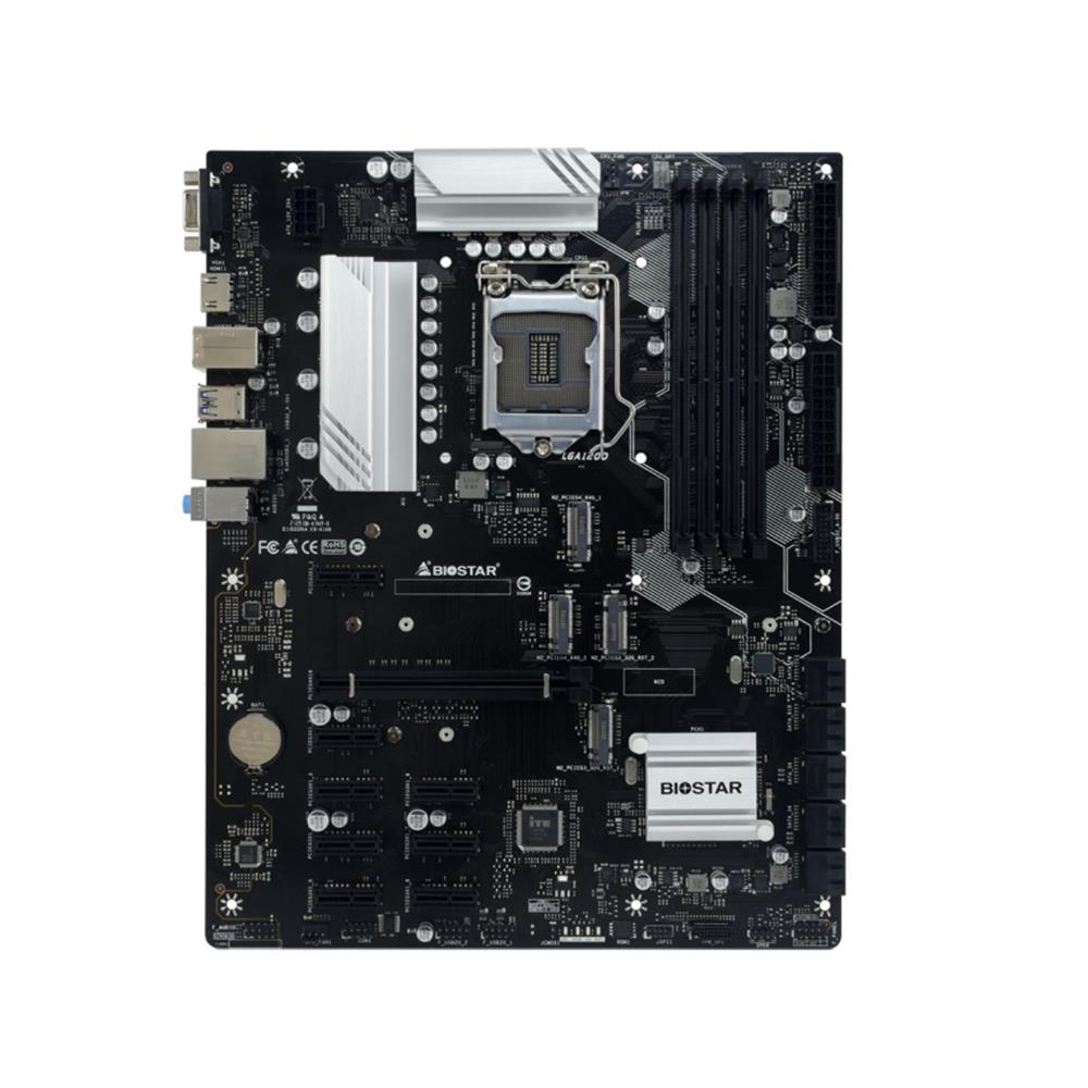 Placa Mãe BIOSTAR TZ590-PRO DUO 1200, Chipset Intel Z590, DDR4, ATX