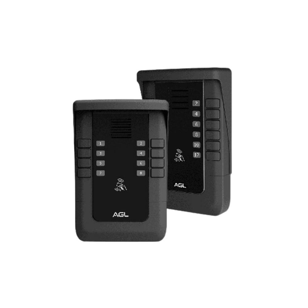 Porteiro Coletivo AGL S500, 6 Pontos, Controle de Acesso, Preto
