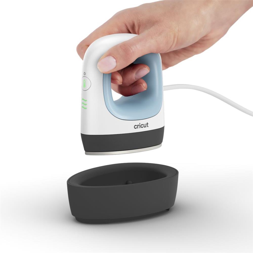 Cricut EasyPress Mini Prensa de Calor, Zen Blue, 220V, 3 Níveis de Temperatura, Placa 8,3 × 5 cm