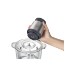 Processador de Alimentos Black+Decker, Gourmand Gris, MP300G, 300W, 2L, 2 Velocidades, Cinza e Inox