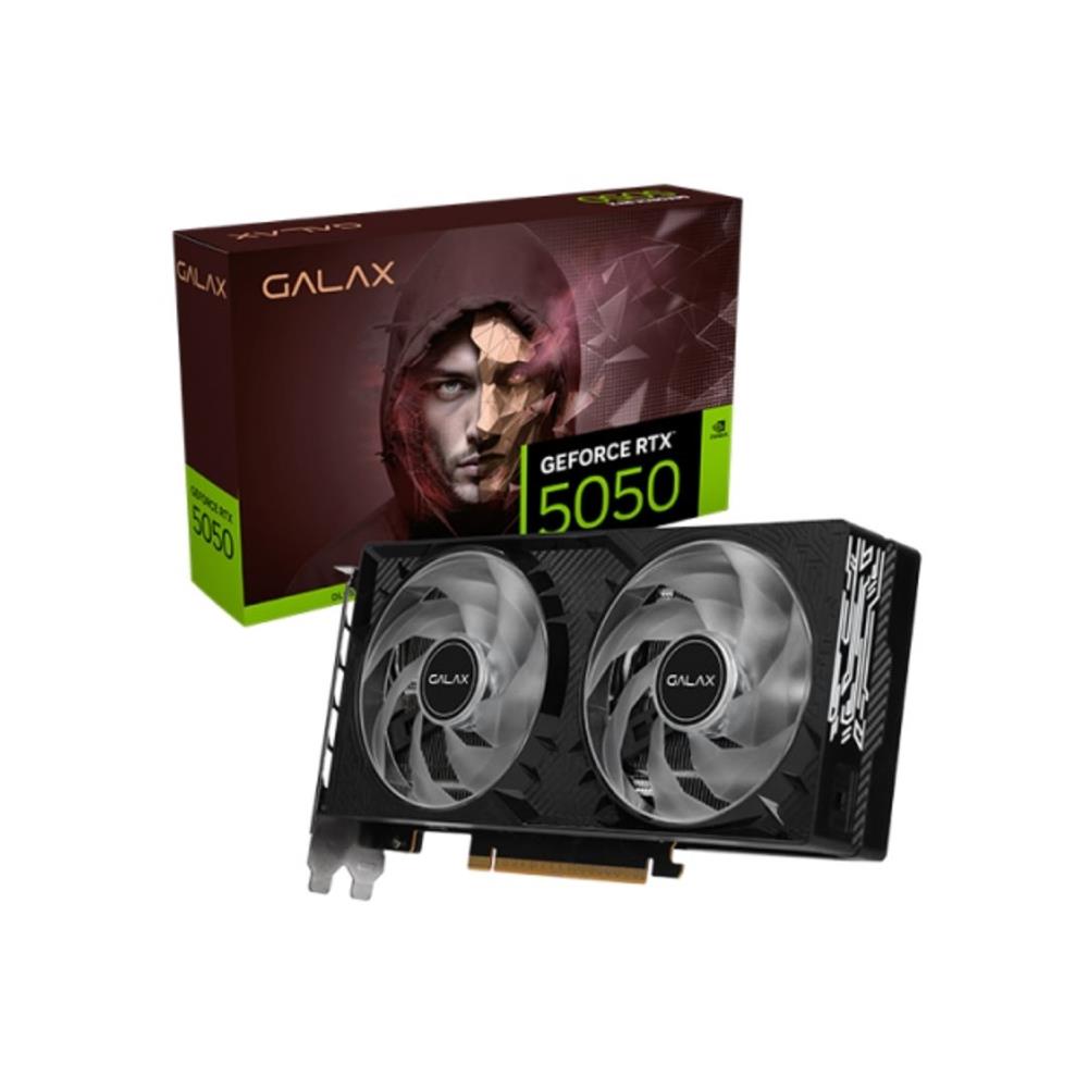 GALAX GeForce RTX 5050 1-Click OC, 8 GB GDDR6, 128-bit, Preto