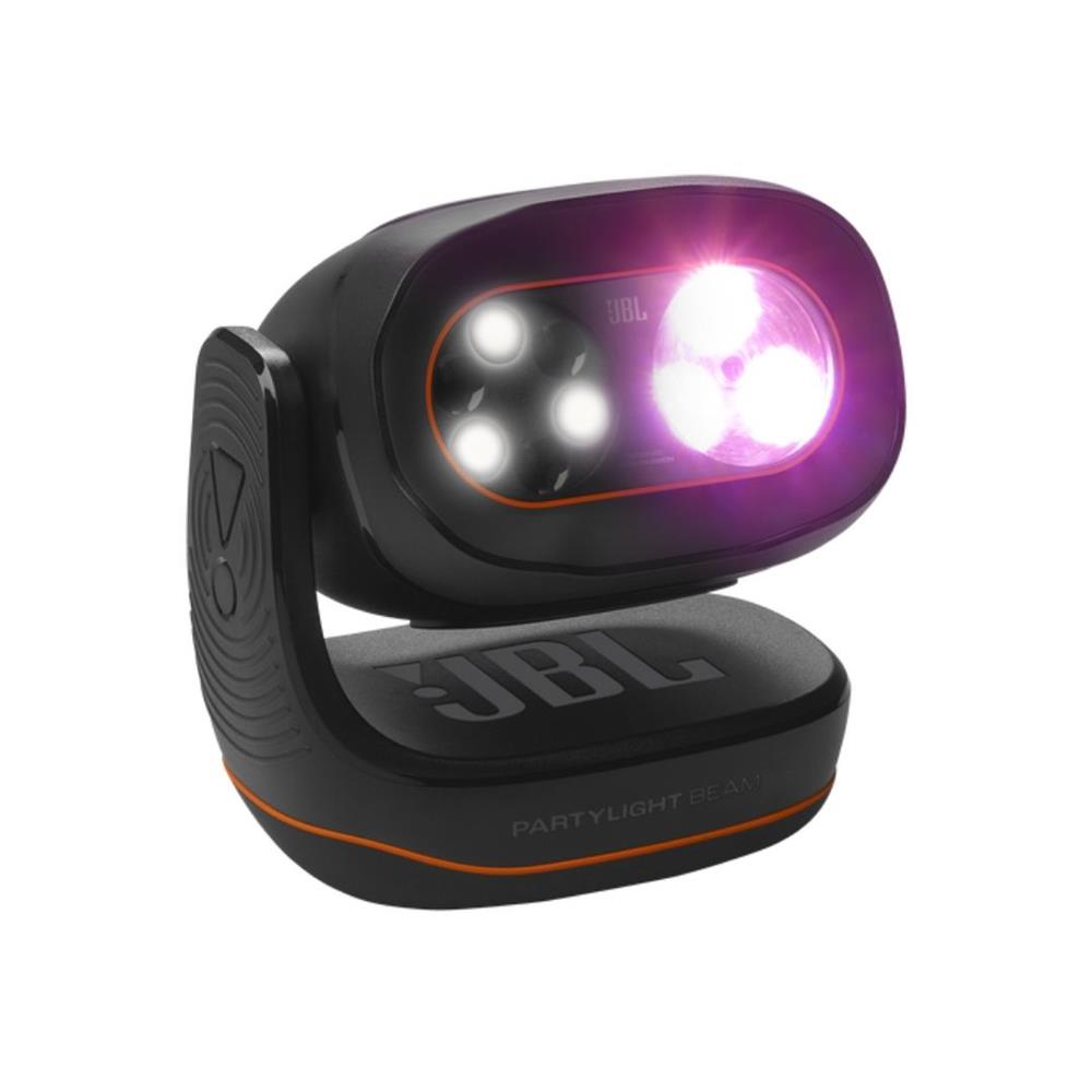 JBL PartyLight Beam, Projeção de Luzes RGB 20 W, Bluetooth Auracast, Preto