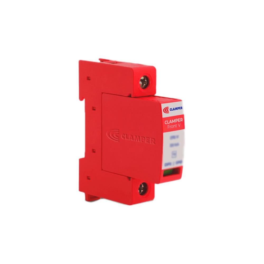 Protetor de Surtos Clamper Front V, 45kA, 275V, Vermelho
