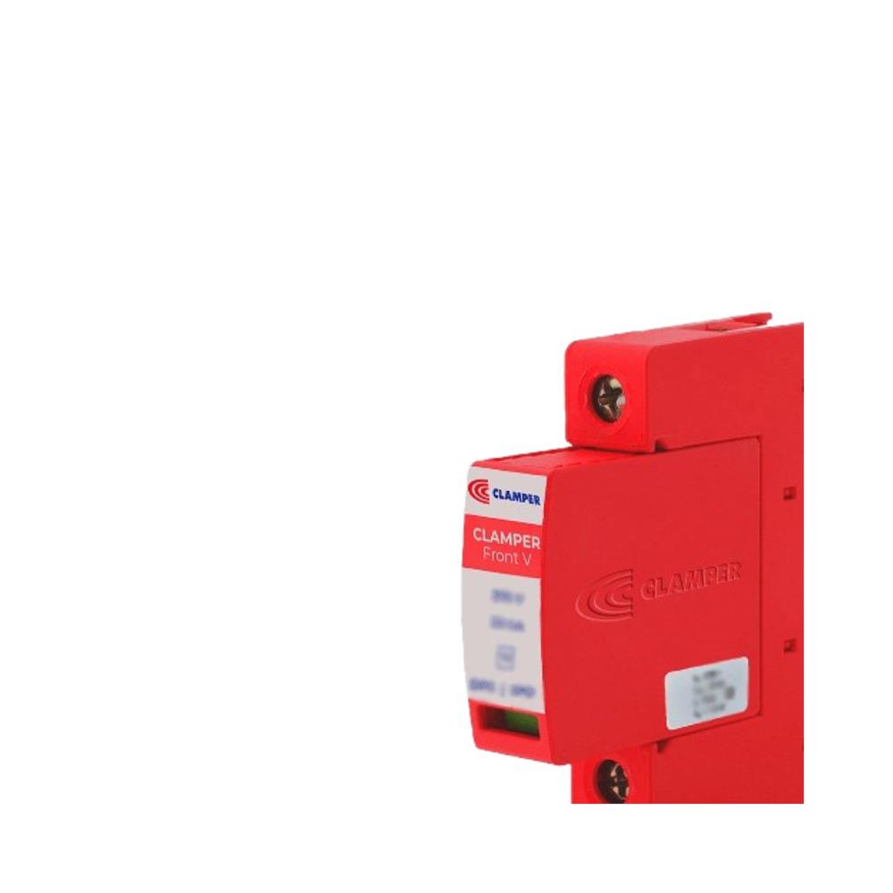 Protetor de Surtos Clamper Front V, 45kA, 275V, Vermelho