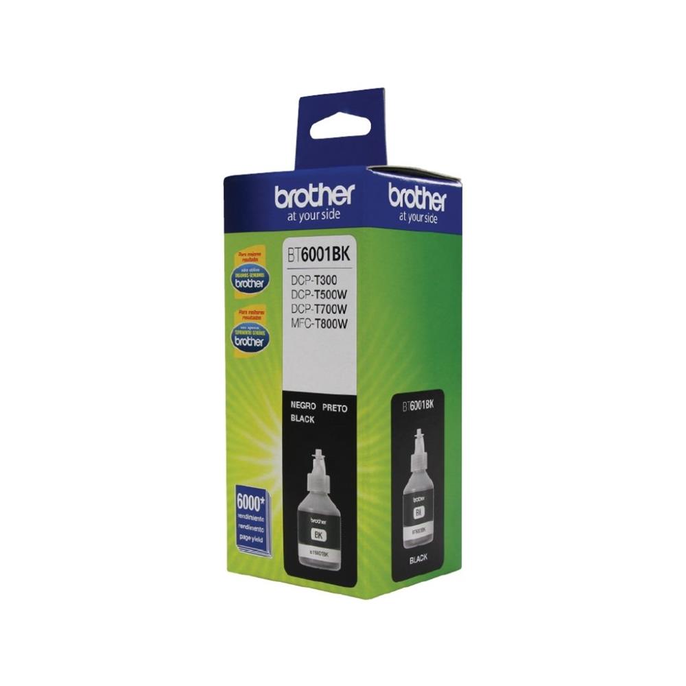 Refil de Tinta Brother BT6001BK, 108 ml, Alto Rendimento, Preto