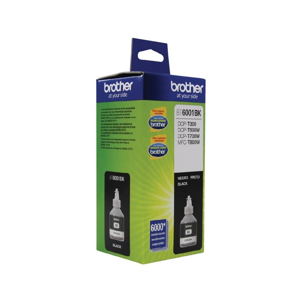 Refil de Tinta Brother BT6001BK, 108 ml, Alto Rendimento, Preto
