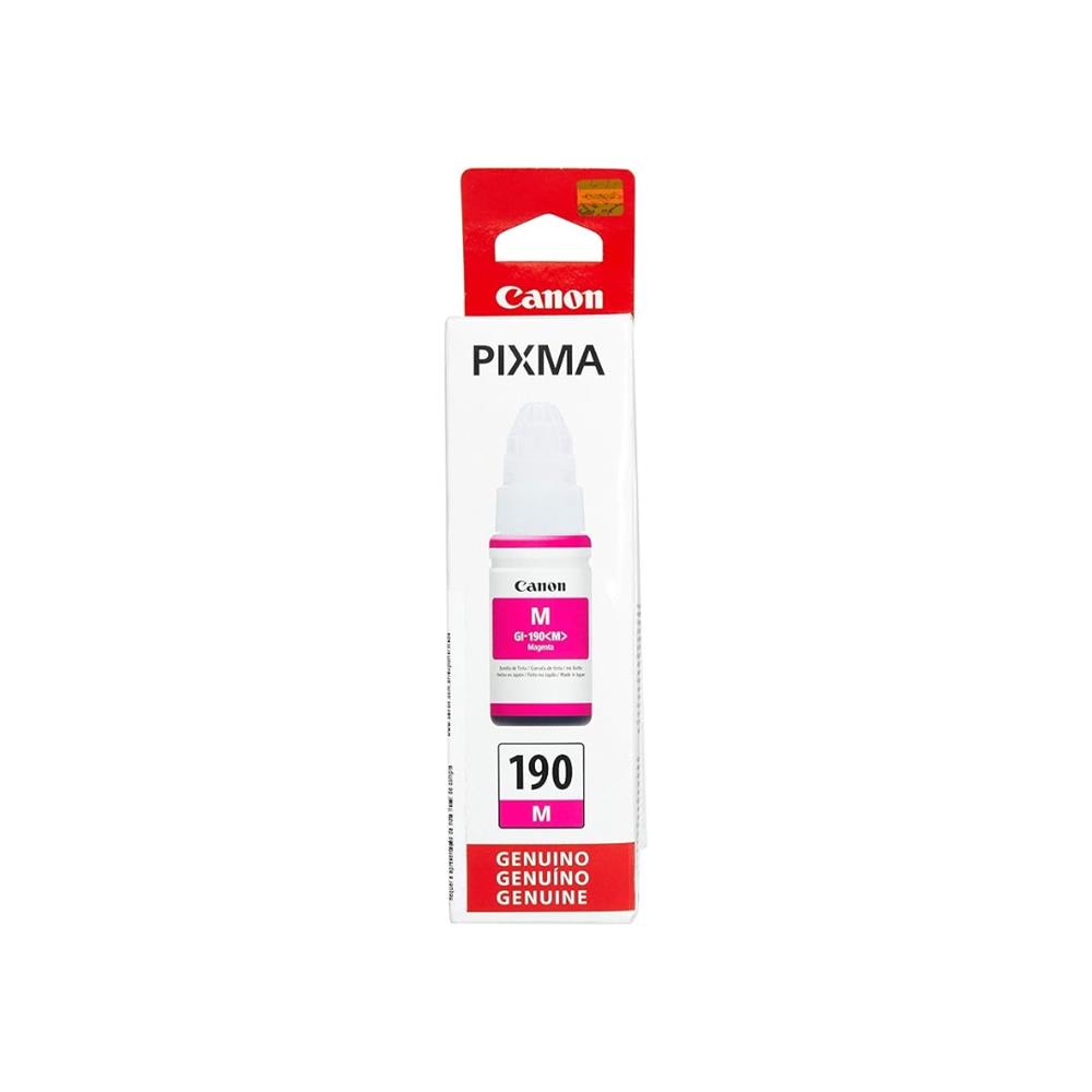 Refil de Tinta Canon GI-190 Magenta, 70ml, 0669C001