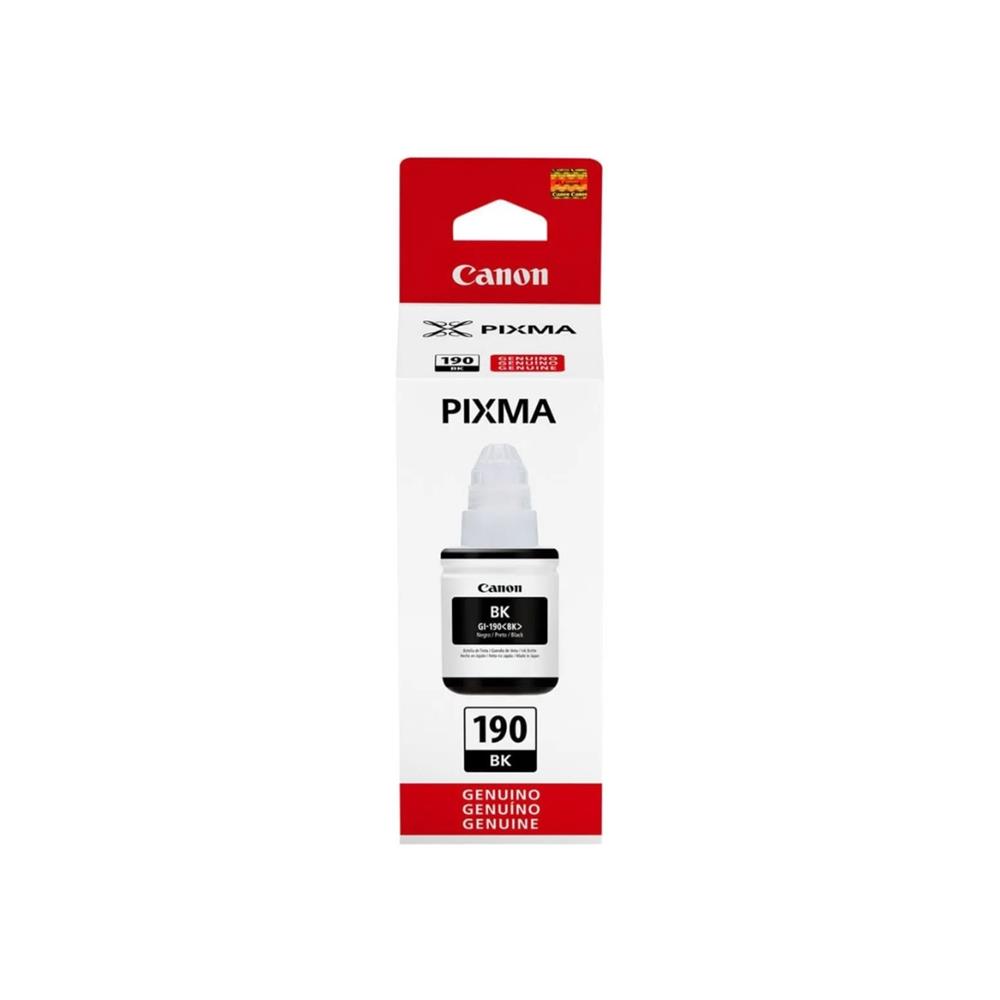 Refil de Tinta Canon GI-190 Preto, 135ml, 0667C001AC