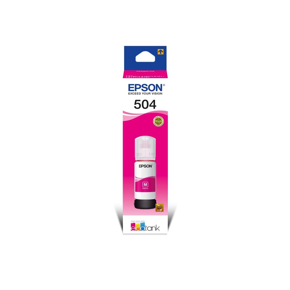 Refil de Tinta Epson T504 Magenta, 70ml, T504322