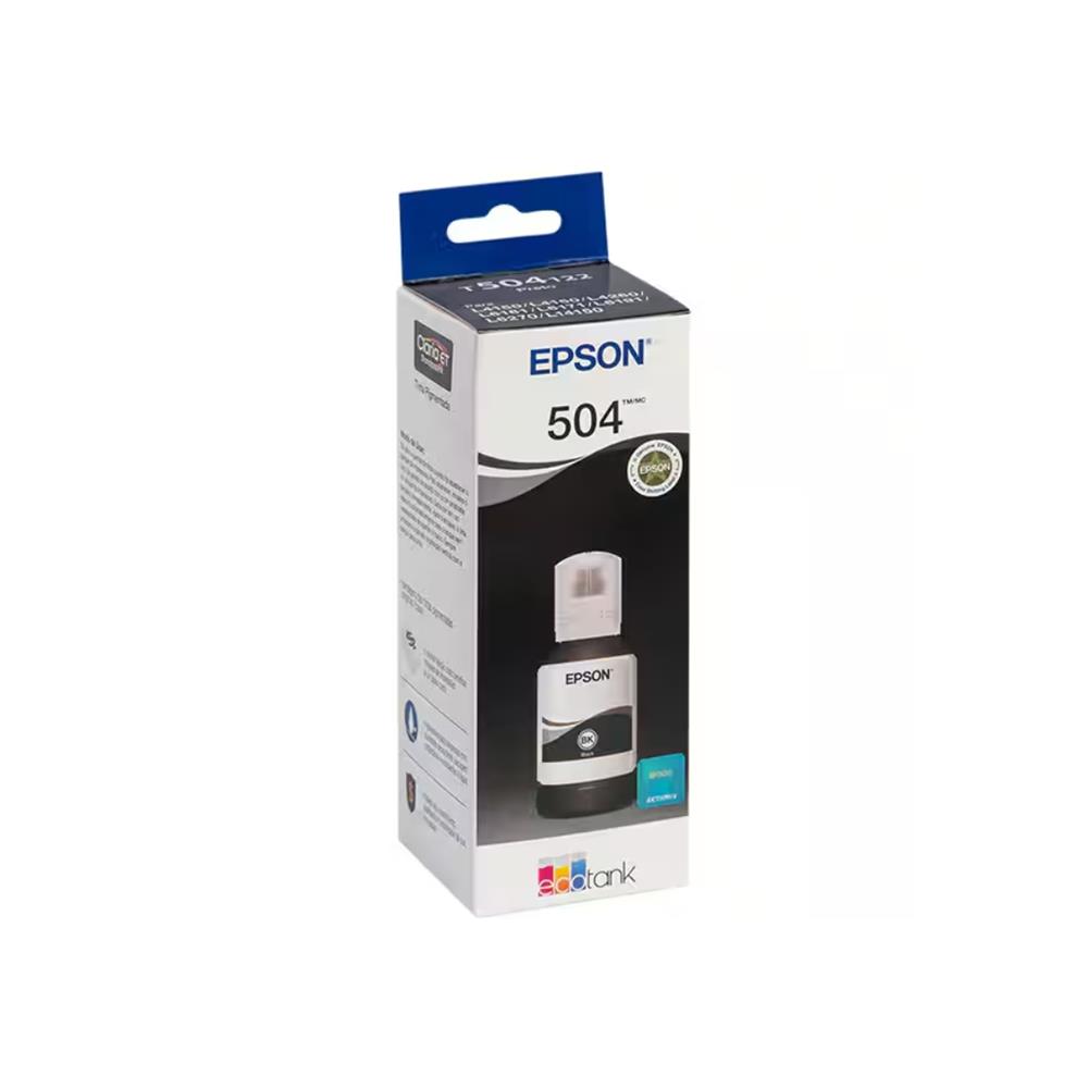 Refil de Tinta Epson T504 Preto, 127ml, T50412BR