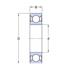 Rolamento Rígido de Esferas 6201-2RS/C3 - 12x32x10mm