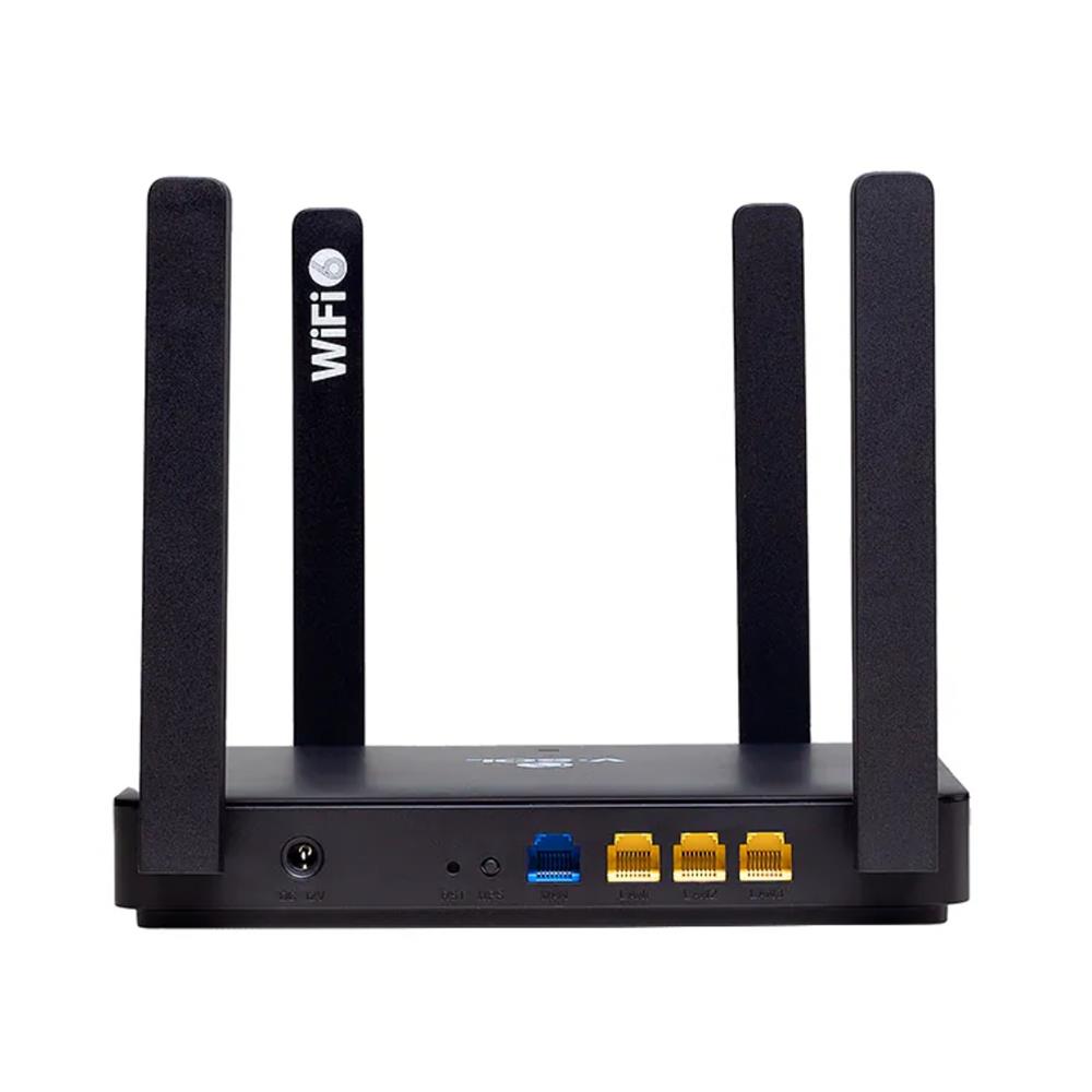 Roteador V-SOL HG5020-AX15-4G, Wi-Fi 6 AX1500, Dual Band, 4 Portas Gigabit, 4 Antenas 5dBi, WPA3, IPv6