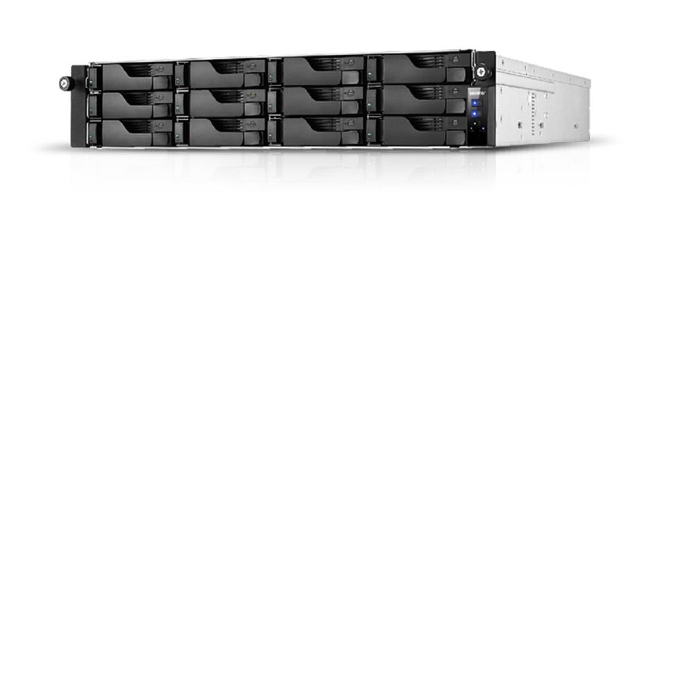 Servidor NAS Asustor AS6512RD, 12RD, Intel ATOM C3538 Quad-Core 2.1 GHz, 8GB DDR4, Prata