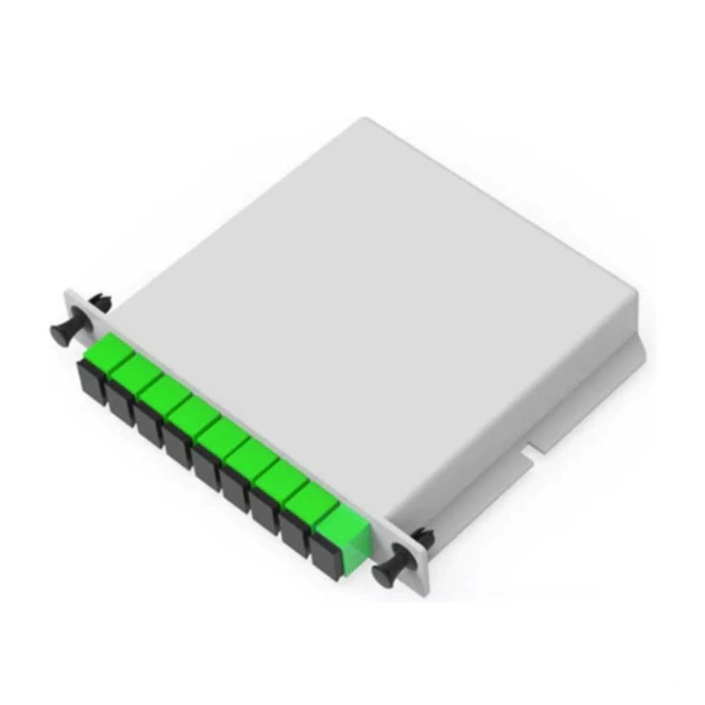 Splitter Óptico Box 1x8 SC/APC FTTH PLC Balanceado Shoreline Telecom, Cinza