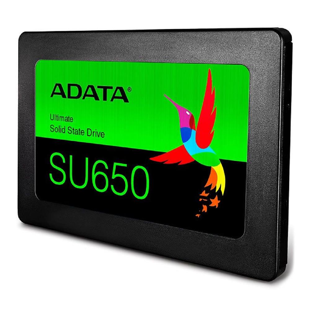 SSD Adata SU650, 256GB, Sata III, Leitura 520MB/s e Gravação 450MB/s