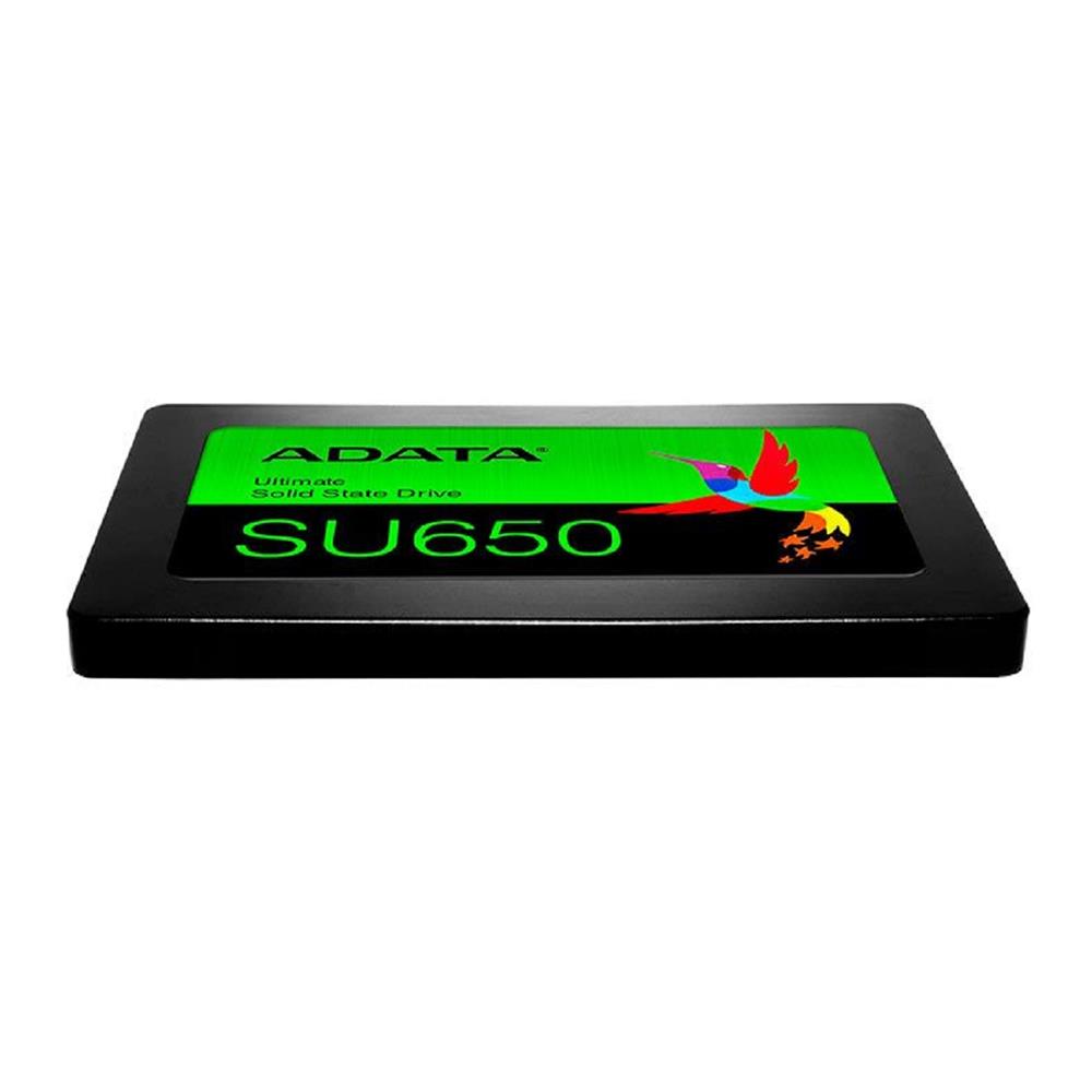 SSD Adata SU650, 256GB, Sata III, Leitura 520MB/s e Gravação 450MB/s