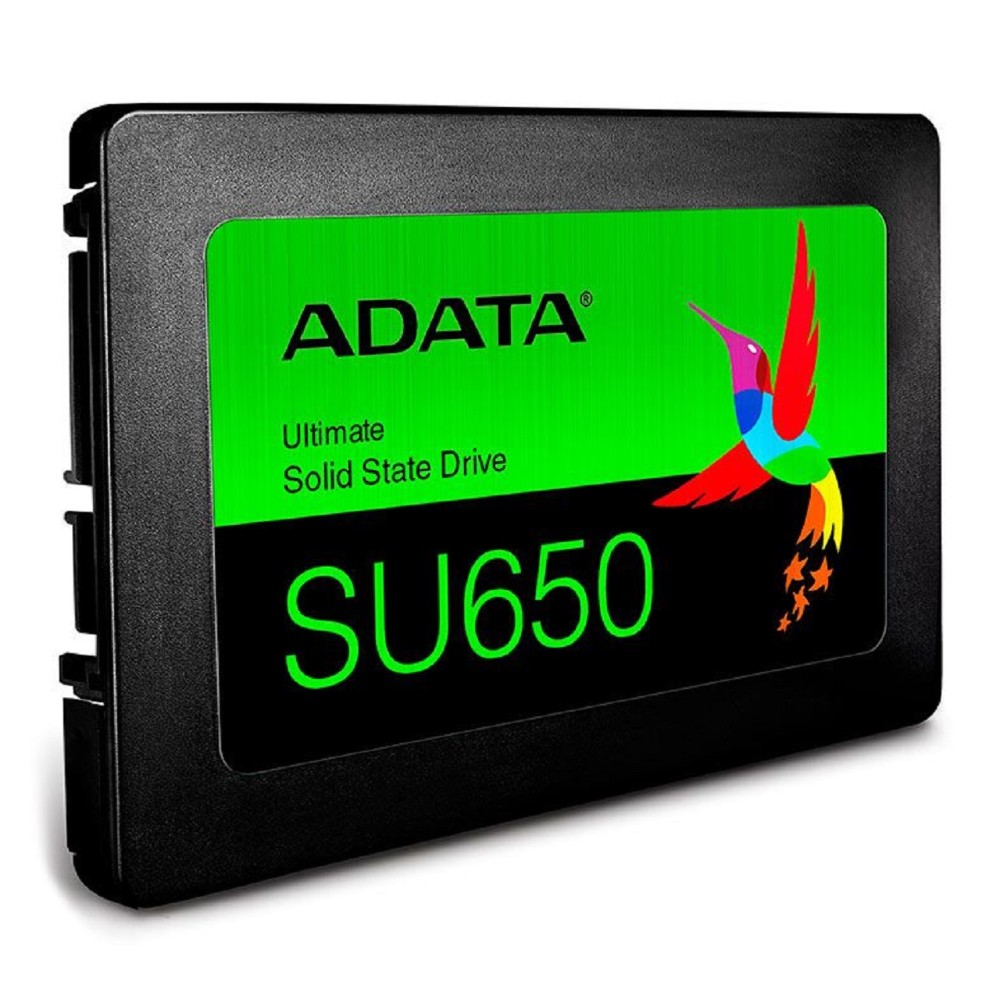 SSD Adata SU650, 512GB, Sata III, Leitura 520MB/s e Gravação 450MB/s