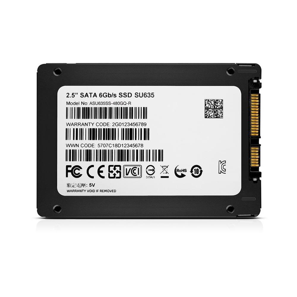 SSD Adata Ultimate SU650, 480GB, Sata III, Leitura 520MB/s e Gravação 450MB/s