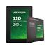 SSD Hikvision C100, 240GB, Sata III, Leitura 550MB/s e Gravação 450MB/s