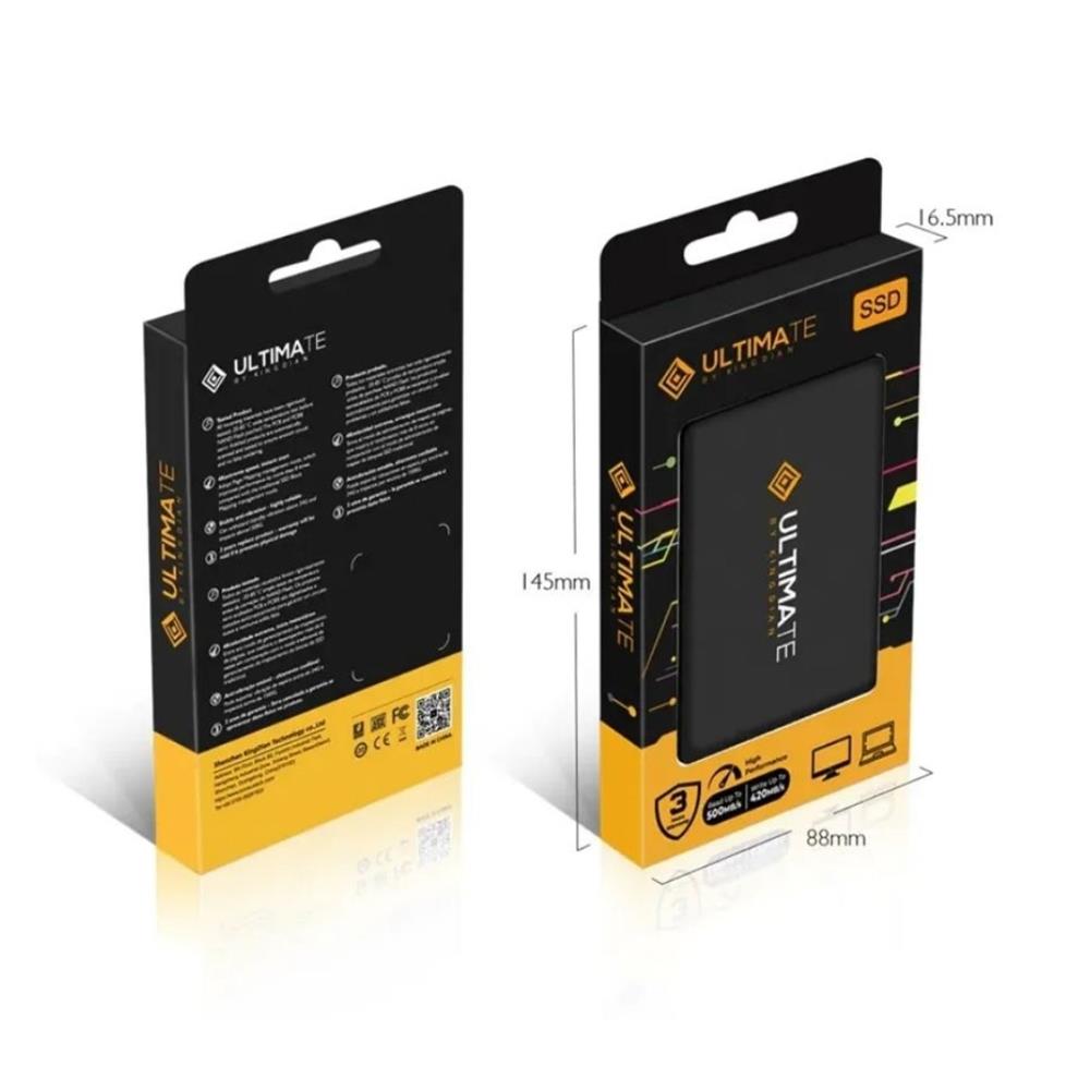 SSD KingDian S220 Ultimate, 1 TB, SATA III 2.5, Preto