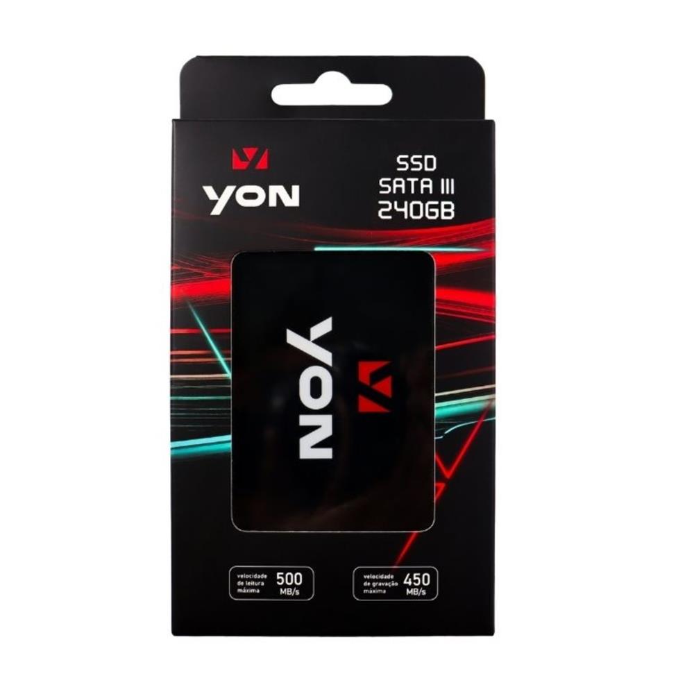 SSD SATA III Yon HSTV-SATA240W, 240GB, 500MB/s Leitura, 450MB/s Gravação