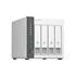 Storage Nas Qnap 4 Baias Para HD e SSD Branco TS-433-4G-US