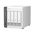 Storage NAS QNAP TS-433-4G, ARM Cortex-A55 Quad-Core 2.0GHz, 4GB RAM, 4 Baias SATA, 2.5GbE, Torre