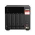 Storage Qnap 8GB, NAS, AMD Ryzen Embedded V1500B, 2.2Ghz, SODIMM DDR4, Torre 4x Baias, Sem HD